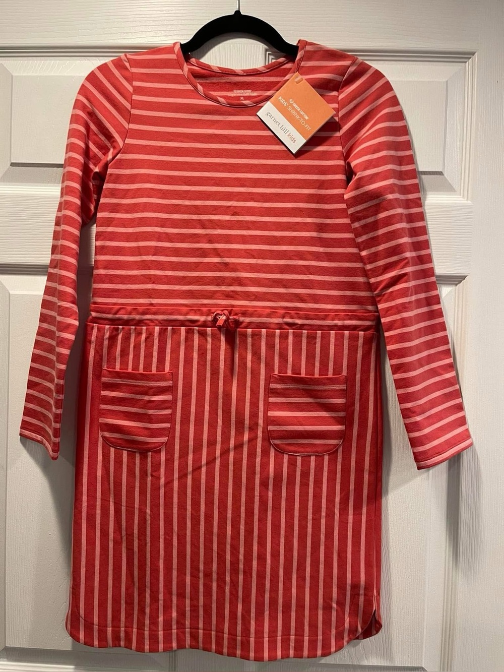 NWT Garnet Hill Kids Green Cotton dress - XL